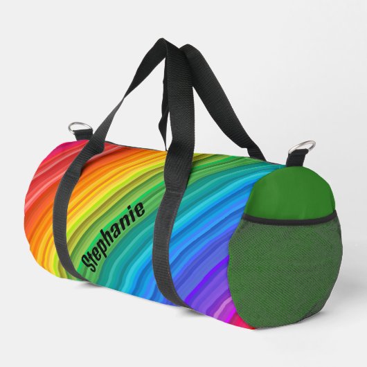 Sac de conception Diagonal Rainbow Stripes (Coin droit)