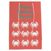 Sac de corail personnalisé de cadeau d'impression (Dos)