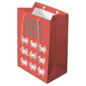 Sac de corail personnalisé de cadeau d'impression (Dos Angle)