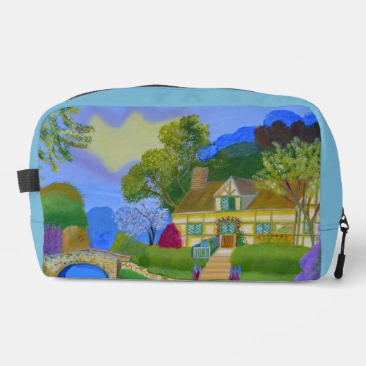 Sac de cosmétique charmant cottage (Recto)
