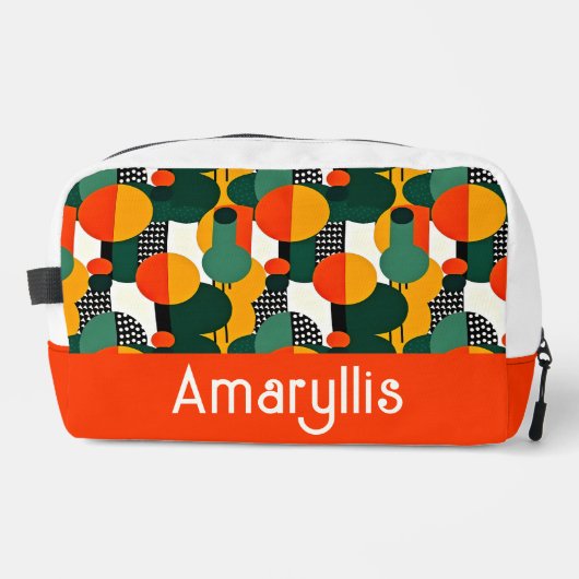 Sac de cosmétiques Retro Abstraits (Recto)