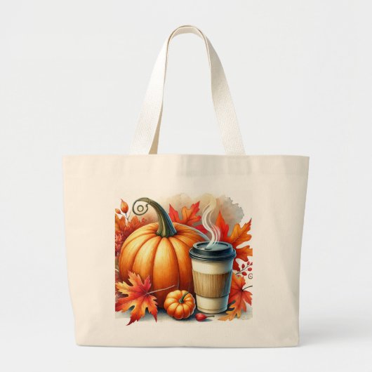 Sac de Course Automnal Édition Aquarelle (Devant)