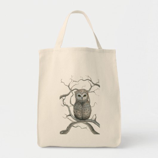 Sac de courses Chouette Mignonne (Devant)