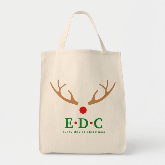 Sac de courses Every Day is Christmas (Devant)