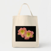 Sac de courses Fleurs de Lys Roses Jumelles (Devant)