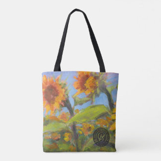 Sac de croisement de tournesol avec le logo noir