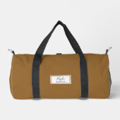 Sac de danse Gym | Monogramme Initiales Nom Duffle (Recto)