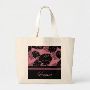 Sac de décadence florale grineux, rose