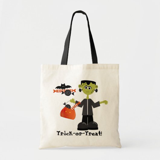 Sac de des bonbons ou un sort de Halloween (Devant)