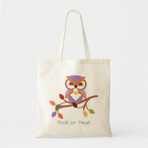 Sac de des bonbons ou un sort de hibou de