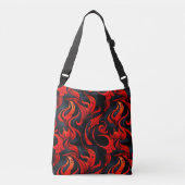 Sac de design rouge et noir (Devant)