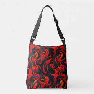 Sac de design rouge et noir