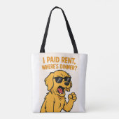 Sac de devis de chien Sarcastique (Dos)