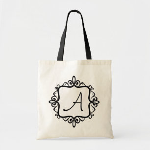 Sac de faveur de mariage de monogramme