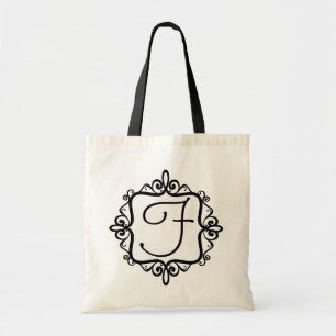 Sac de faveur de mariage de monogramme