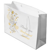 Sac de faveur gris jaune volière (Dos Angle)