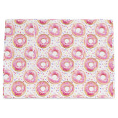 Sac de fête à thème donut aquarelle rose (Devant)