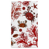 Sac de fête motif de crabe de plage mignonne (Dos)