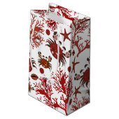 Sac de fête motif de crabe de plage mignonne (Dos Angle)