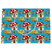 Sac de fête motif du bus scolaire mignon (Devant)