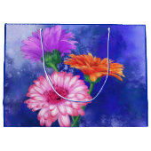 Sac de fleurs Gerber trois couleurs (Dos)