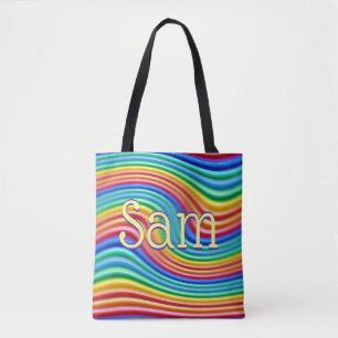 Sac de fourre-tout nommé fait sur commande de