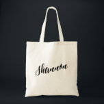 Sac de fourre-tout personnalisé de manuscrit<br><div class="desc">Sac de fourre-tout personnalisé de manuscrit Shannon</div>