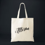 Sac de fourre-tout personnalisé de manuscrit<br><div class="desc">Sac de fourre-tout personnalisé de manuscrit Allison</div>
