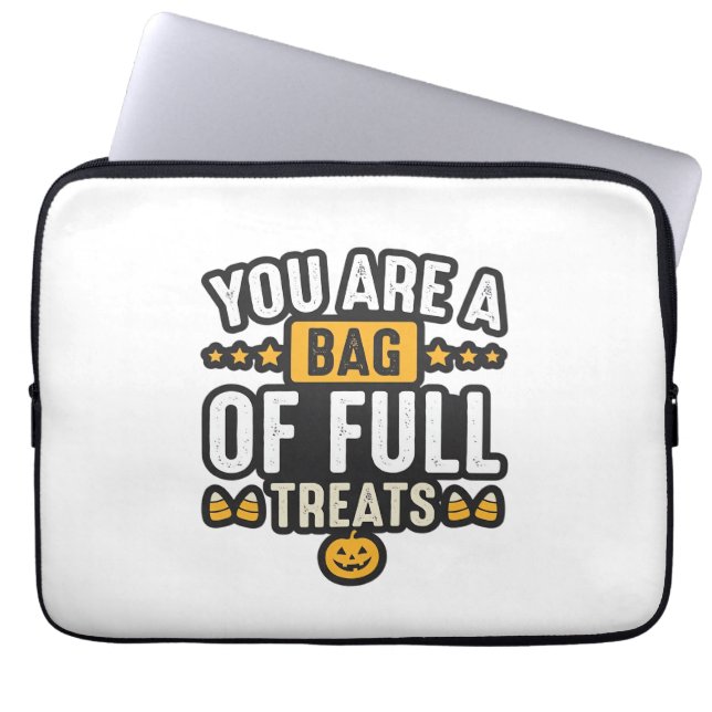Sac de friandises d'Halloween Dessin vectoriel vin (Devant)