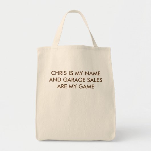 sac de garage (Devant)