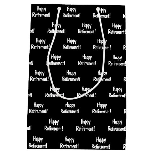 Sac de golf de retraite en noir (Dos)