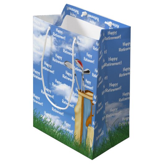 Sac de golf de retraite en pelouse (Devant Angle)