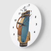 Sac de golf Design Mur Horloge (Angle)