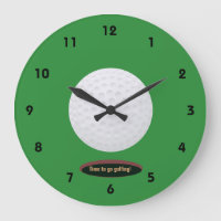 Sac de golf Design Mur Horloge