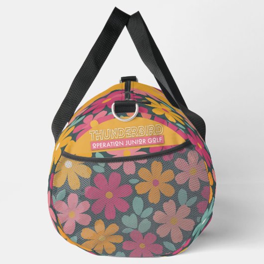 Sac de golf Thunderbird - floral + orange (Droite)
