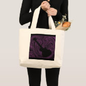 Sac de guitare Abstrait, violet (Devant (produit))