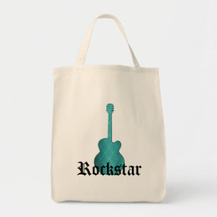 Sac de guitare Rockstar Damask, Turquoise