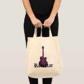 Sac de guitare Rockstar Damask, violet (Devant (produit))