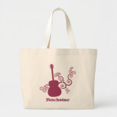 Sac de guitare Rockstar, Fuchsia (Devant)