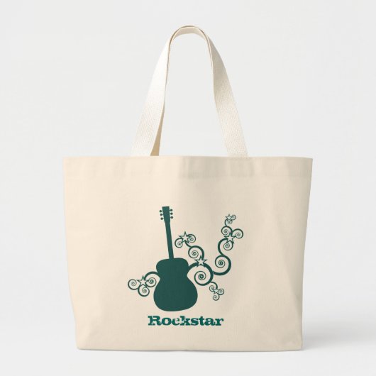 Sac de guitare Rockstar, Turquoise foncé (Devant)
