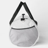 Sac de gym moderne gris blanc sport (Droite)