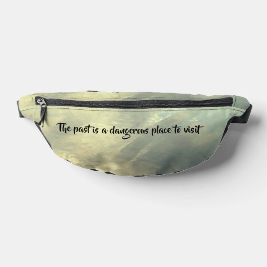 Sac de hanche avec poche cachée - impression d'eau (Poser)