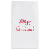 Sac de houblon de cadeau de lapin de Noël (Dos)