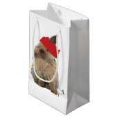 Sac de houblon de cadeau de lapin de Noël (Devant Angle)