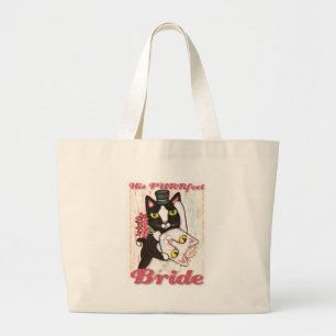 Sac de jeune mariée de danse de mariage de chat