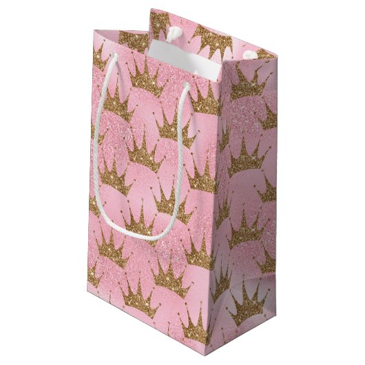 Sac de la princesse parties scintillant Faux (Dos Angle)