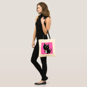 Sac de lait de boissons de chat noir de bébé (Devant (modèle))