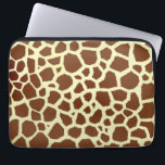 Sac de l'électronique de girafe<br><div class="desc">Un sac de l'électronique comportant un arrière - plan d'impression de girafe.</div>