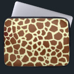Sac de l'électronique de girafe<br><div class="desc">Un sac de l'électronique comportant un arrière - plan d'impression de girafe.</div>
