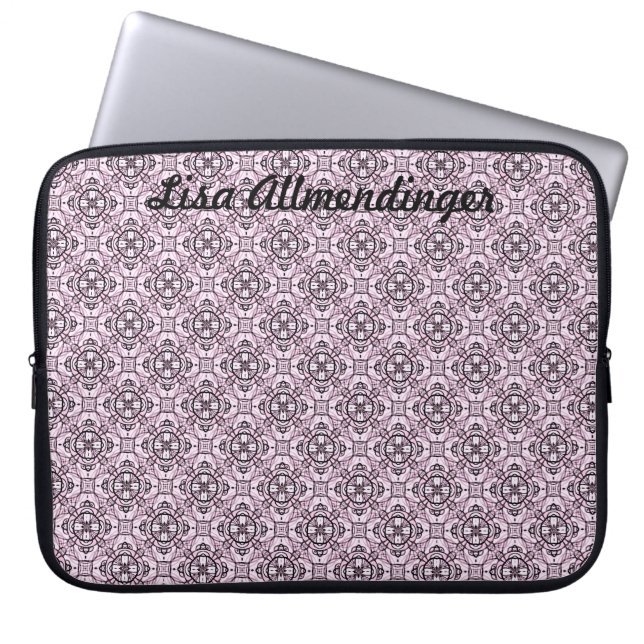 Sac de l'électronique de motif de lavande (Devant)